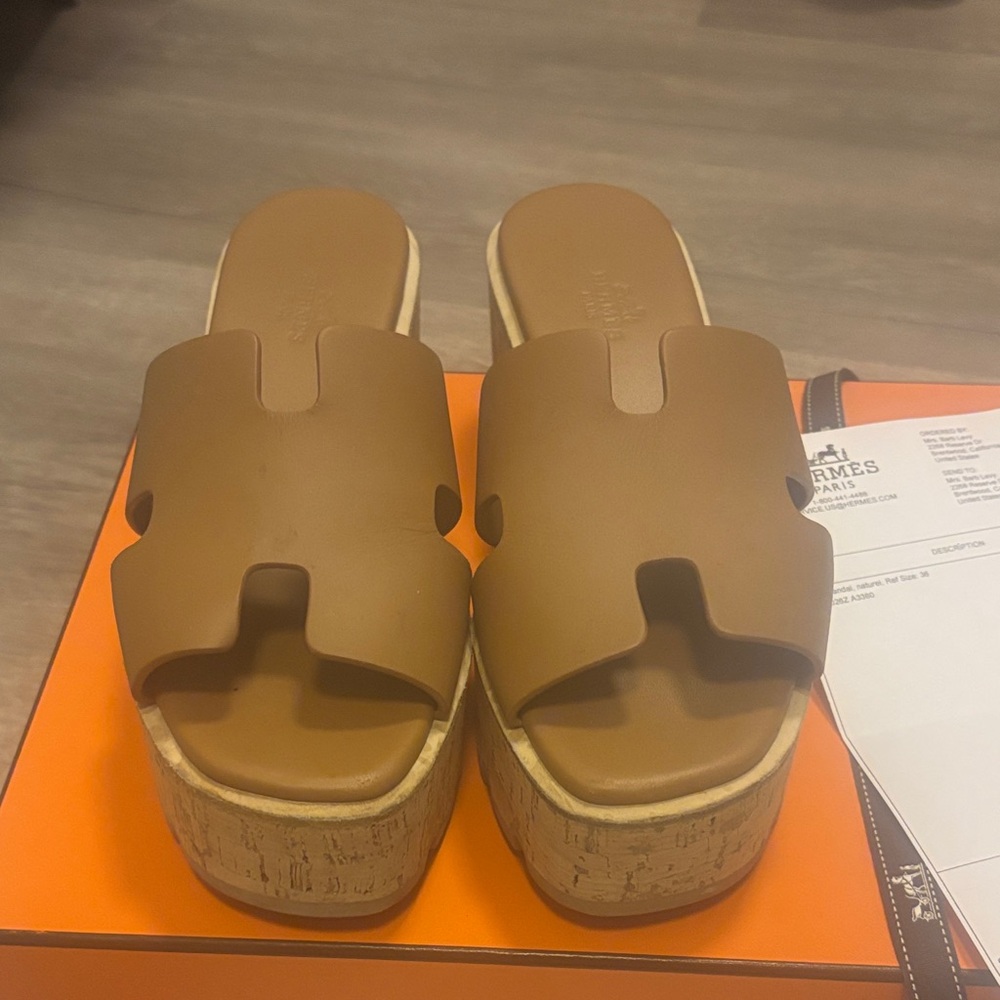 Hermes Eze 30 sandal , natural ,size 36 - Picture 6 of 6